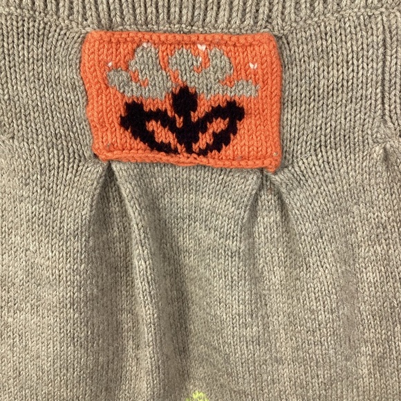 Anthropologie Sleeping on Snow Strapless Sweater Dress Size Small Fair Isle - Picture 5 of 14